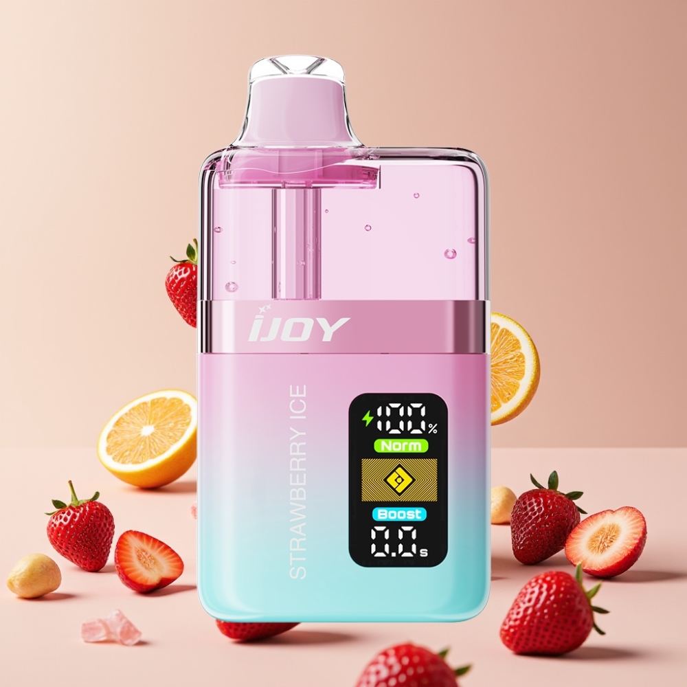 Suomi tukku IJOY XP50000 Kertakäyttöinen Vape Mansikkajää 50000 Puffs 50mg/ml 1000mAh Type-C