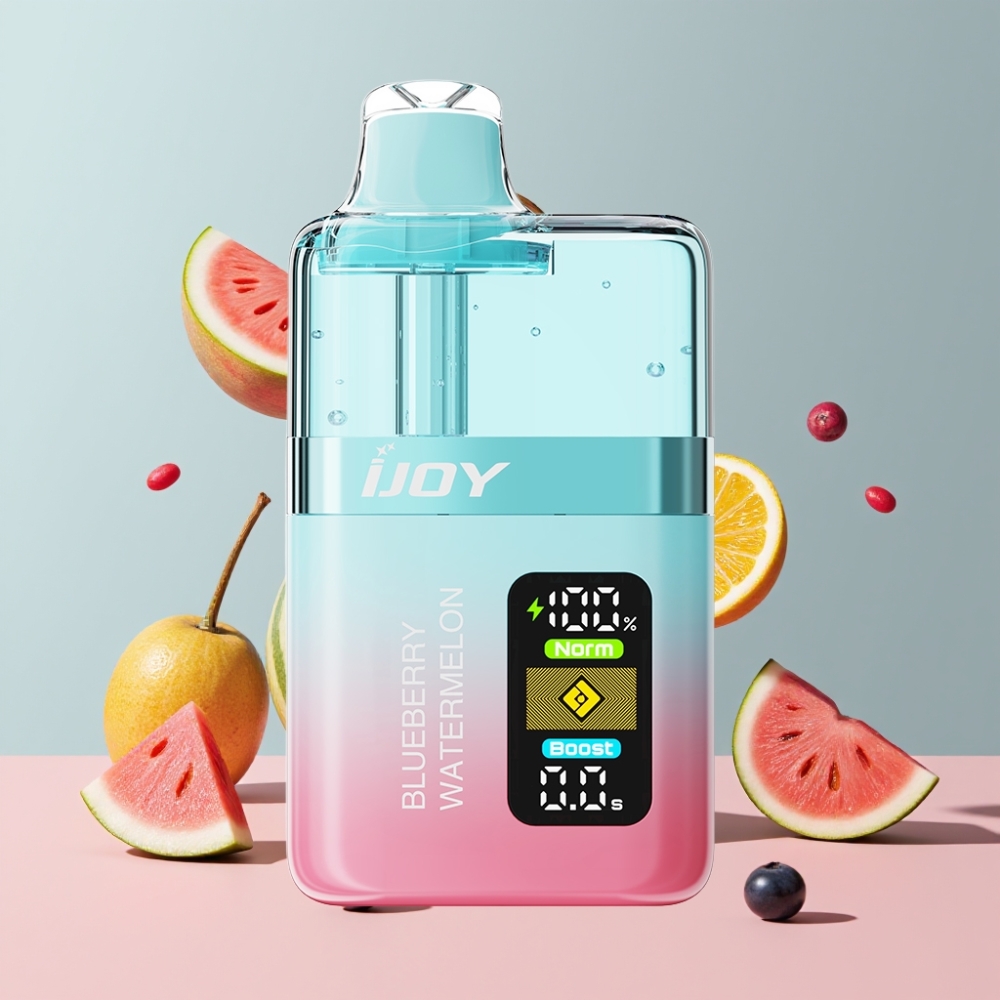Suomi tukku IJOY XP50000 Kertakäyttöinen Vape Mustikka-Arbuusi 50000 Puffs 50mg/ml 1000 mAh Type-C