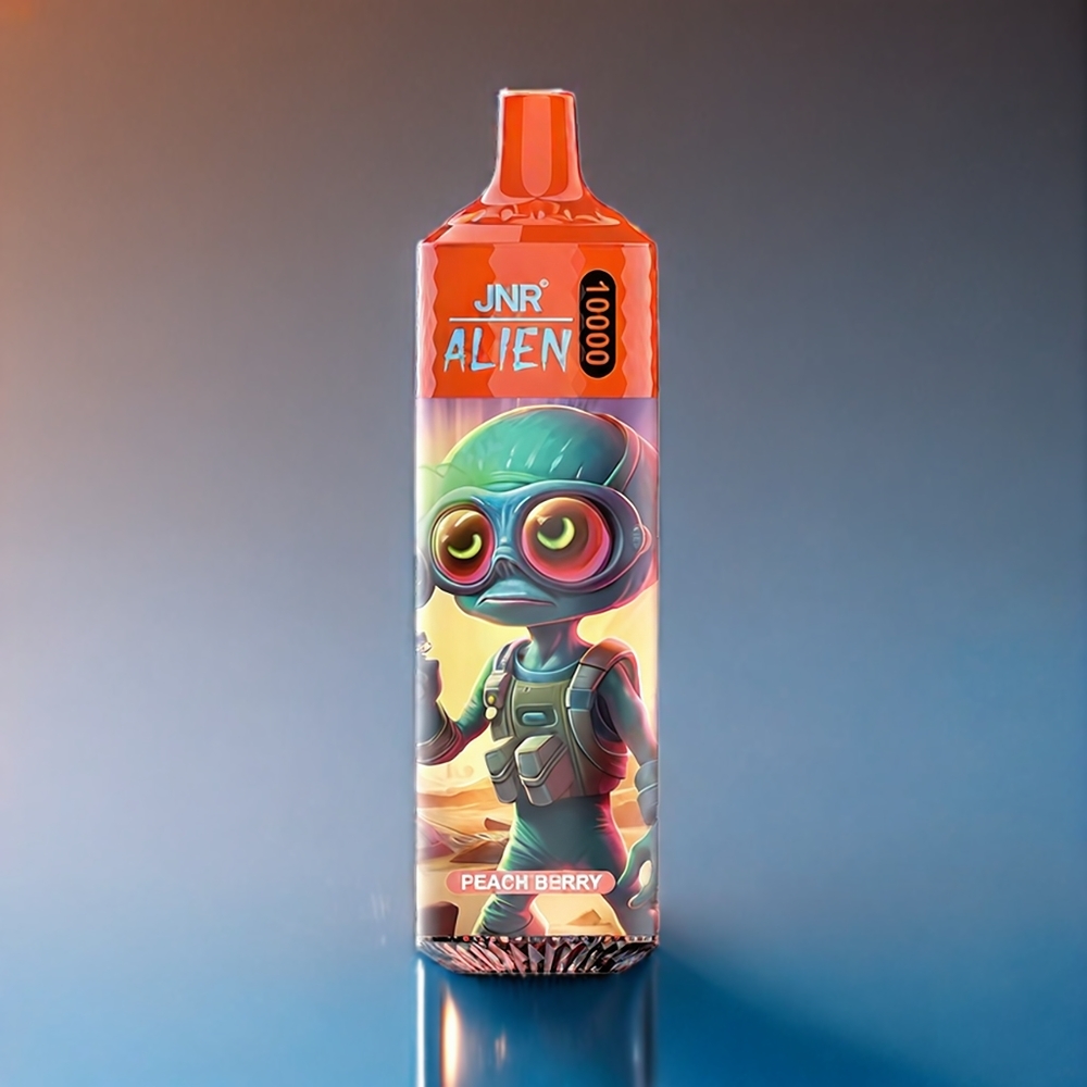 JNR Alien 10000 Puffs Tukku Suomi 850mAh Type-C RGB - Persikka-Marja (Peach Berry)