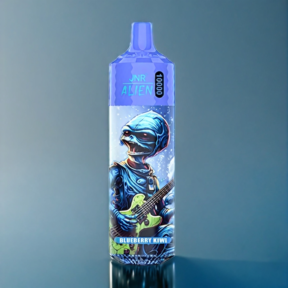Suomi tukku JNR Alien 10000 Puffs 850mAh Type-C RGB Blueberry-Kiivi