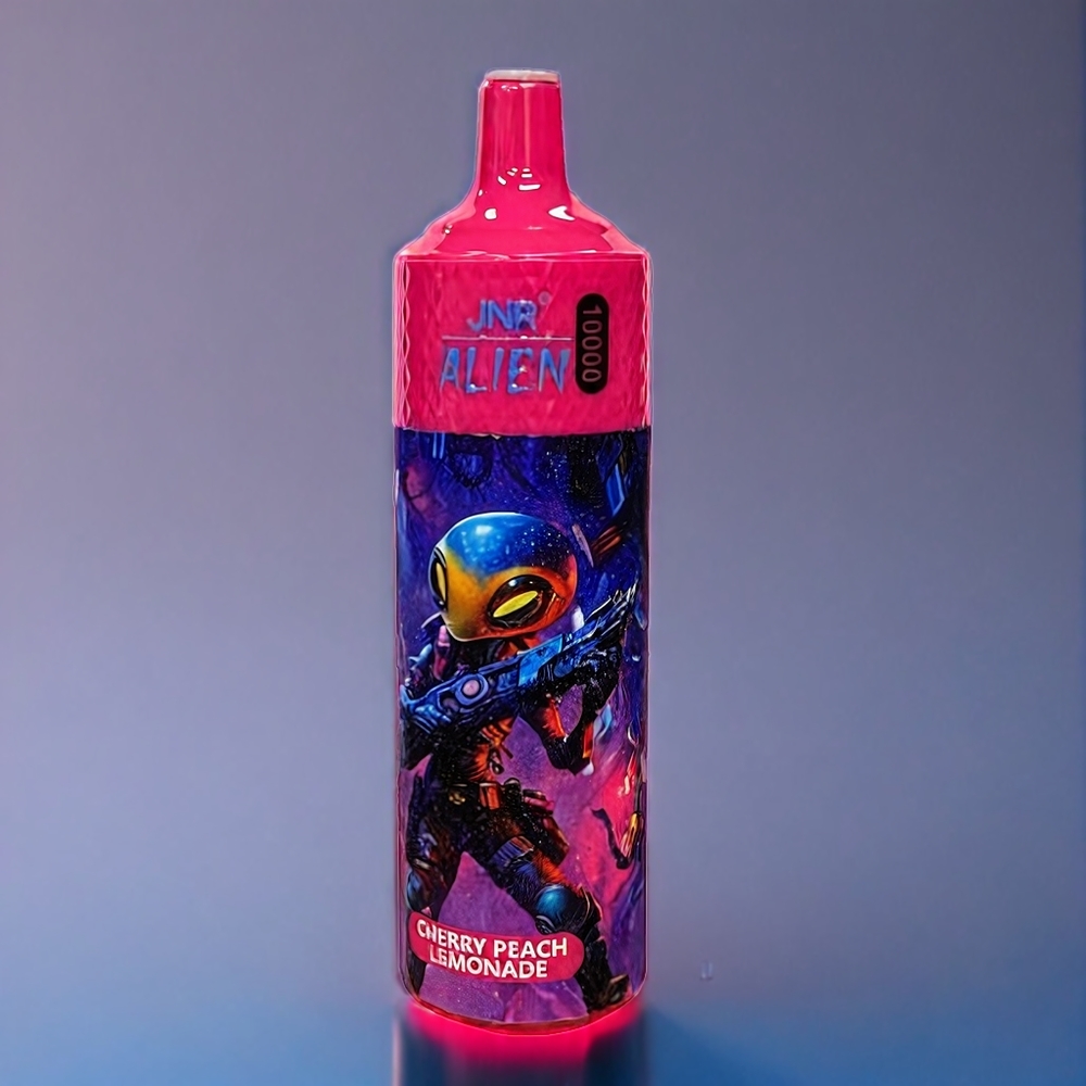 Suomi tukku JNR Alien 10000 Puffs 850mAh Type-C RGB - Kirsikka Persikka Limonadi