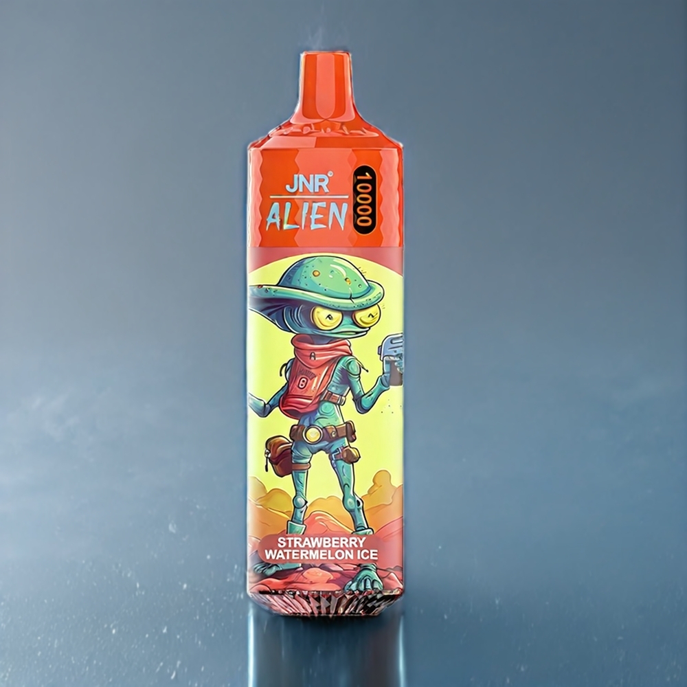Suomi tukku JNR Alien 10000 Puffs 850mAh Type-C RGB - Mansikka-Arbuusi-Jää