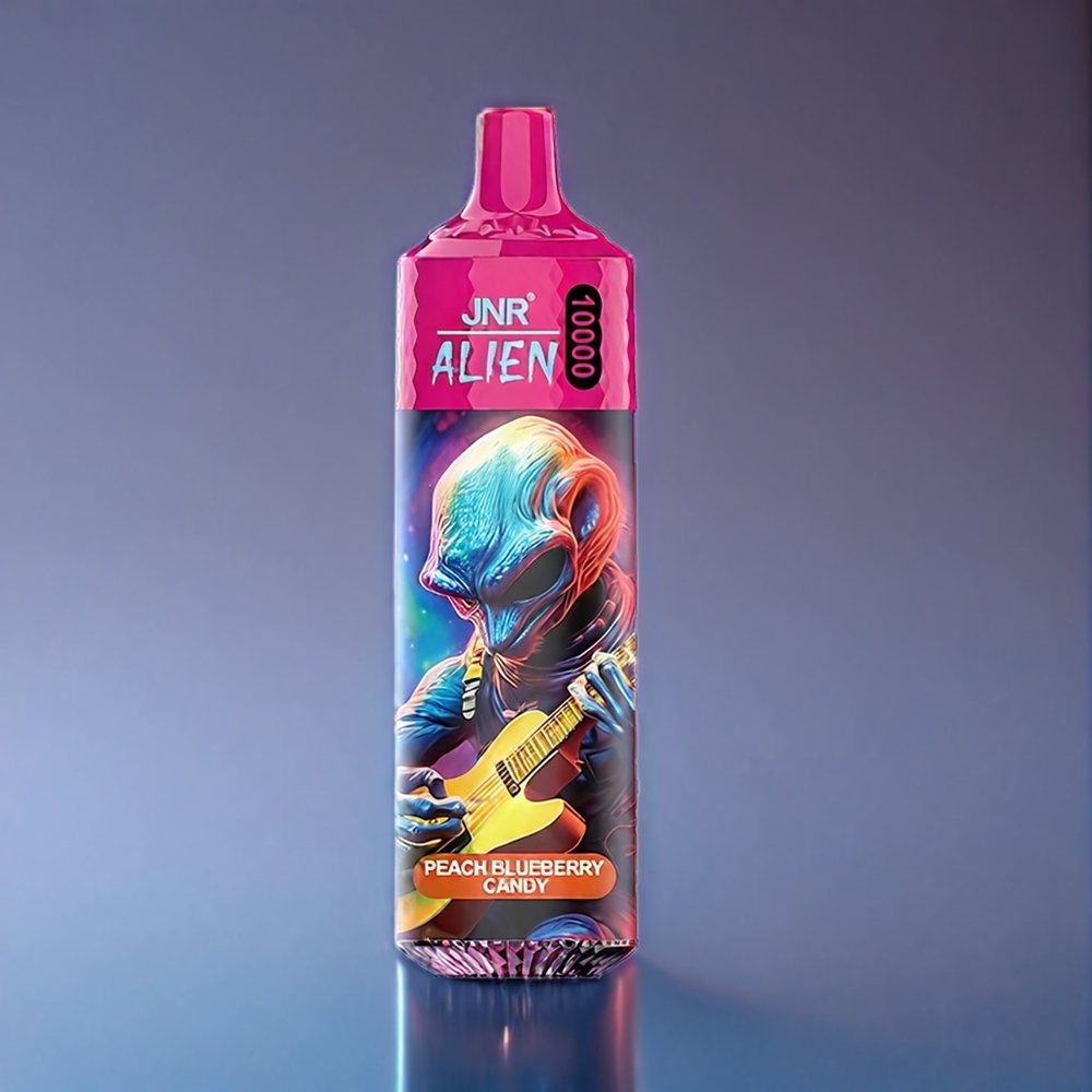 Suomi tukku JNR Alien 10000 Puffs 850mAh Type-C RGB - Persikka Mustikka Karkki