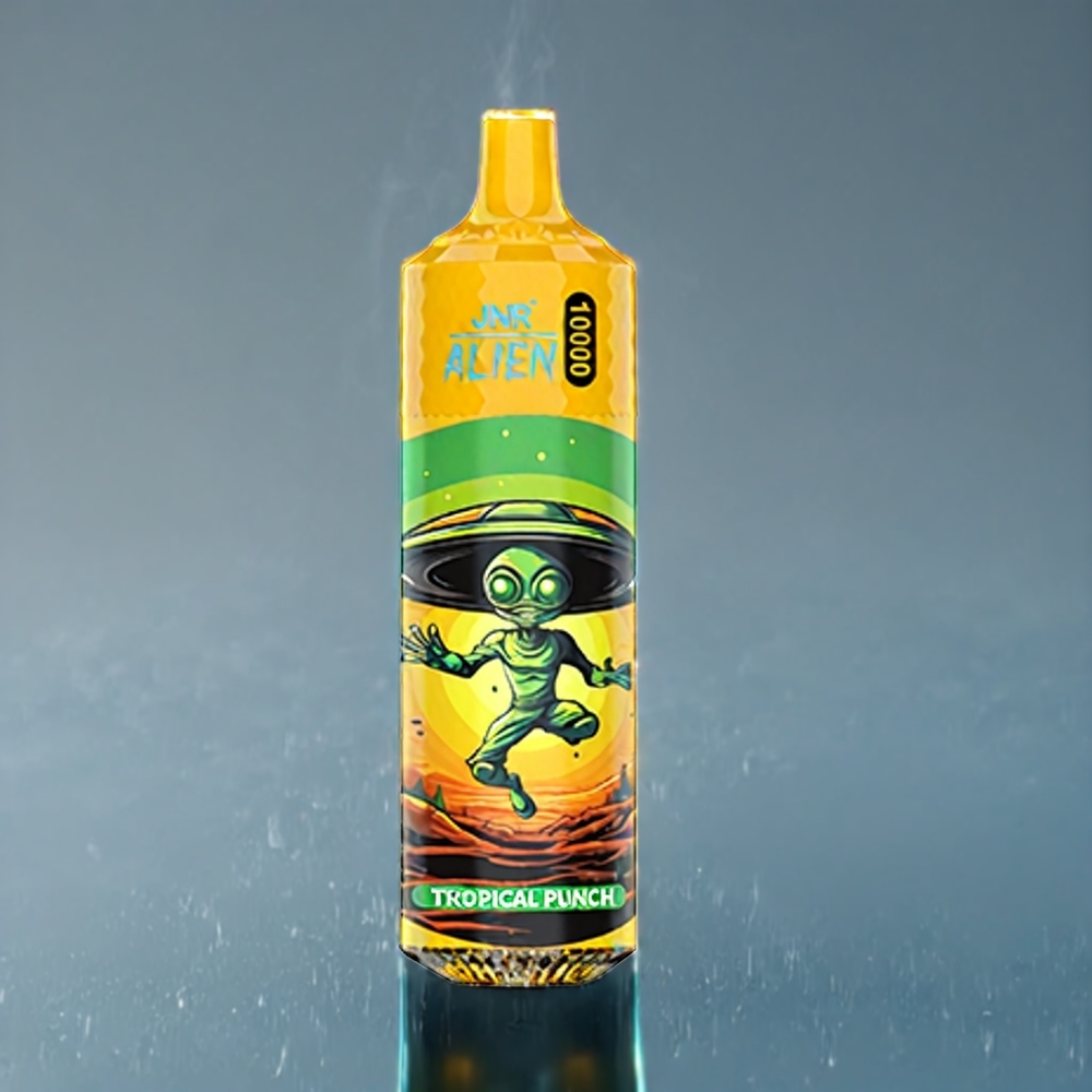 Suomi tukku JNR Alien 10000 Puffs 850mAh Type-C RGB Tropical Punch Vape 20ml