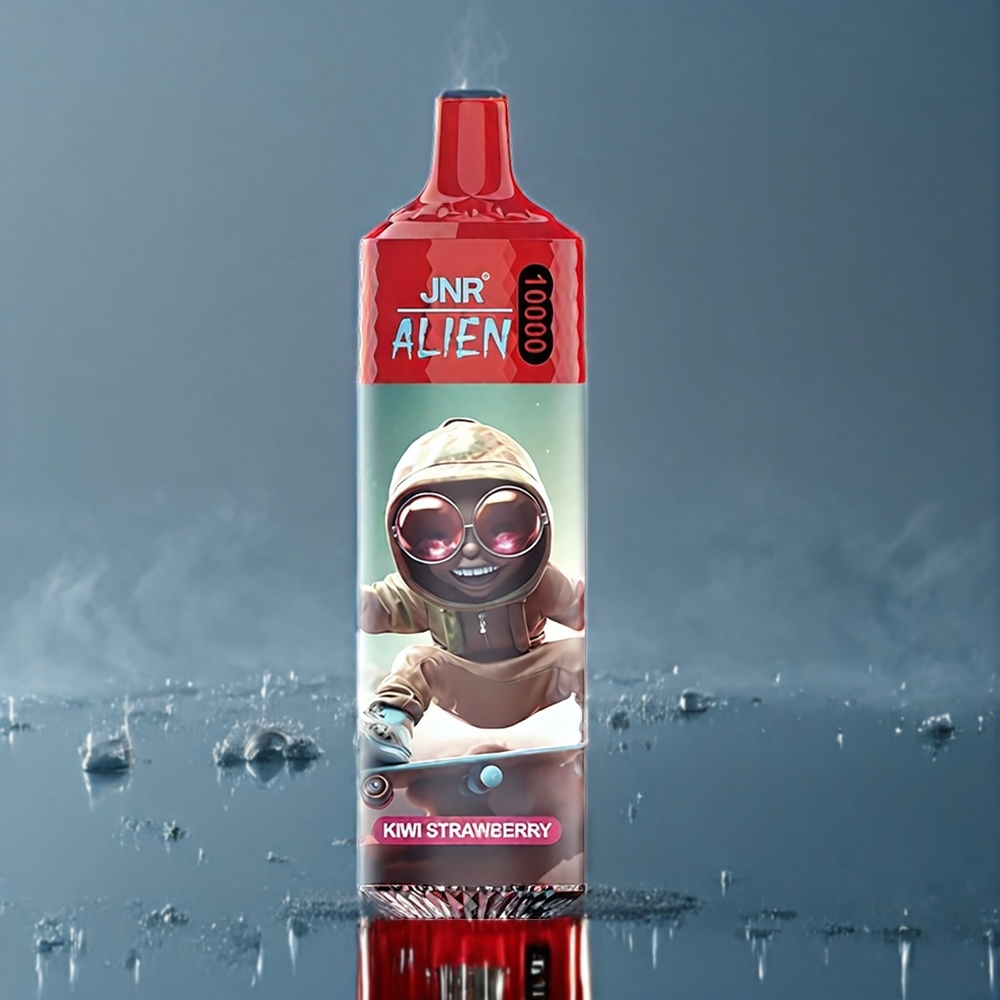 Suomi tukku JNR Alien 10000 Puffs 850mAh Type-C Vape Kiivi-Mansikka RGB