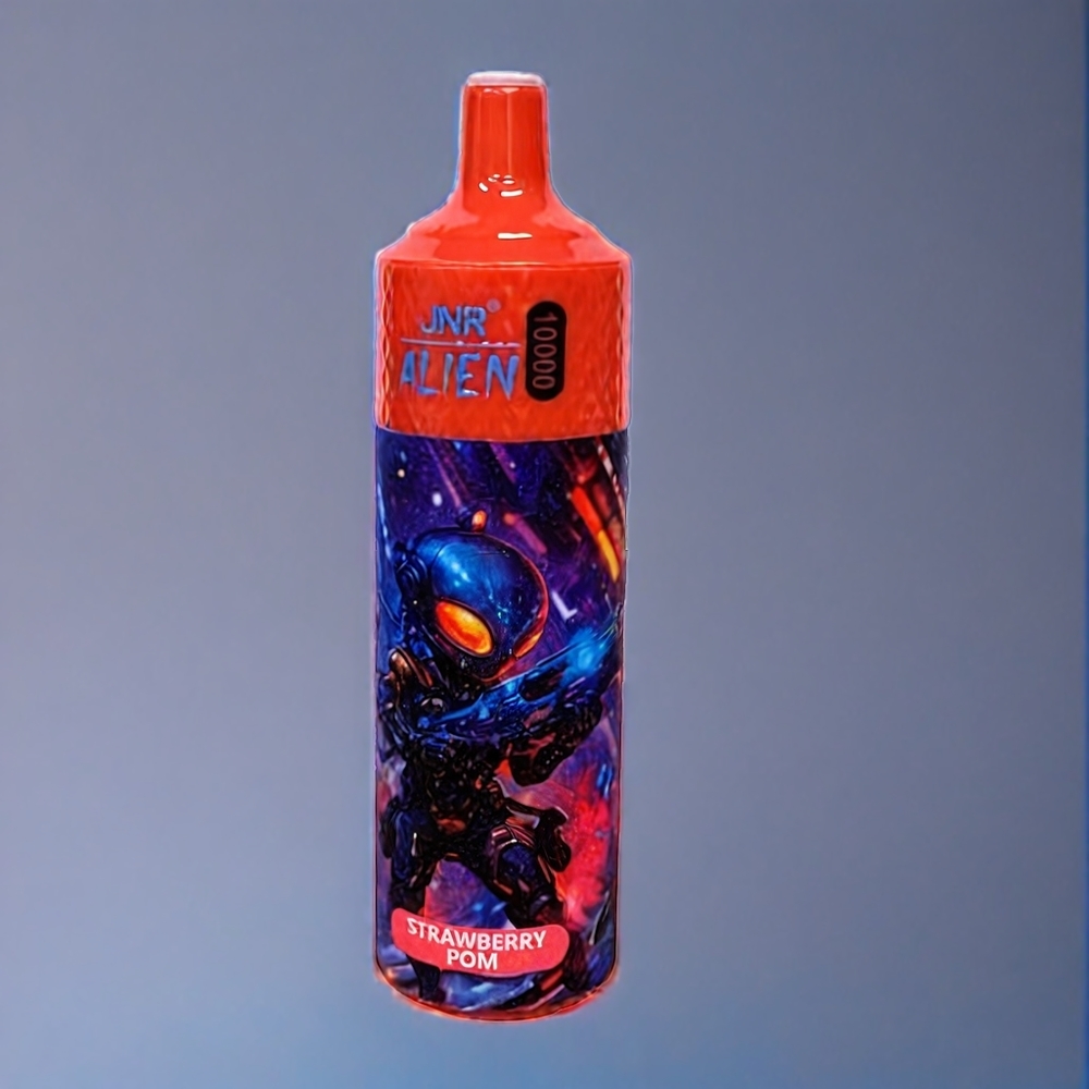 Suomi tukku JNR Alien 10000 Puffs Vape Mansikka Viinirypäle 850mAh Type-C LED RGB