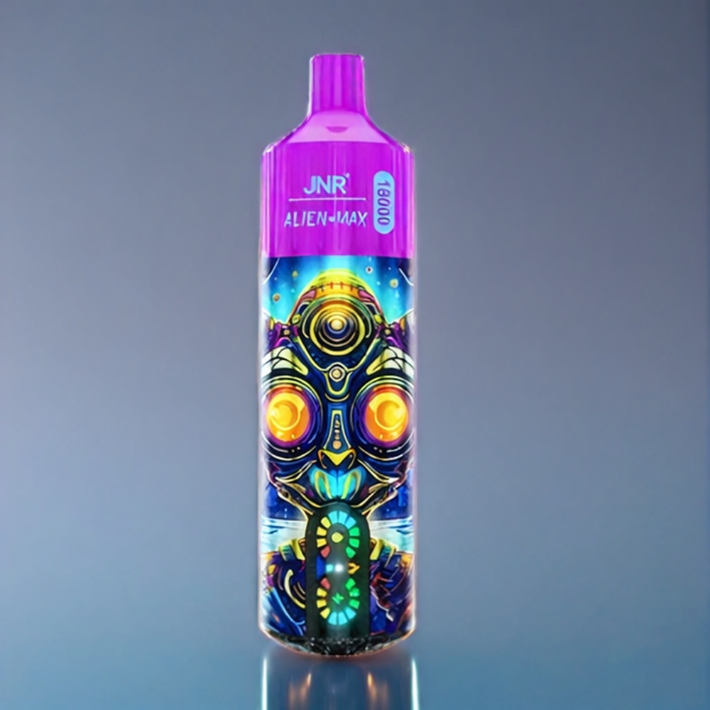 Suomi tukku - JNR Alien Max 18000 Puffs Vape Kiivi Passiohedelmä Guava Dual Mesh Coil 28ml E-liquid Type-C Lataus LED Näyttö