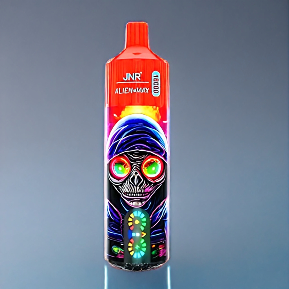 Suomi tukku JNR Alien Max 18000 Puffs Vape Vadelma-Arbuusi-Jää Dual Mesh Coil, Smart LED Display, 850mAh Battery, Type-C Quick Charge