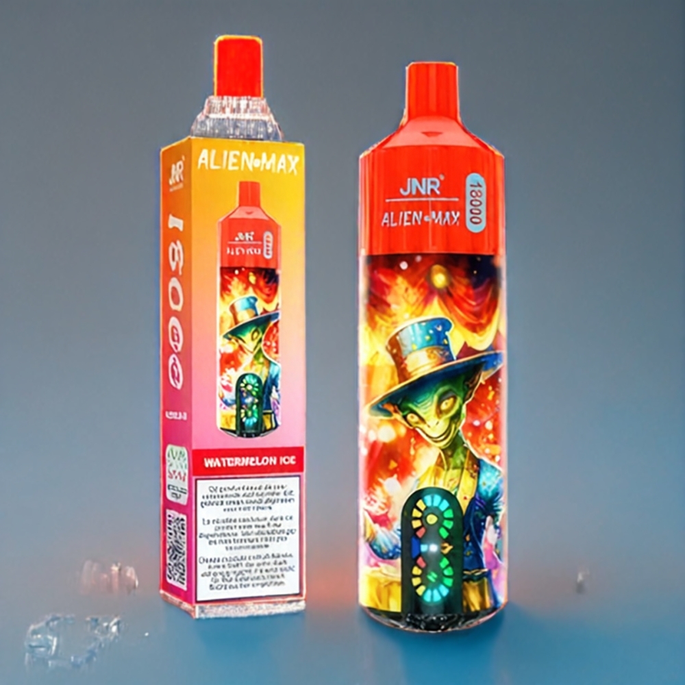 Suomi tukku - JNR Alien Max 18000 Puffs Vesi Meloni Ice Dual Mesh Coil Smart LED Type-C 28ml