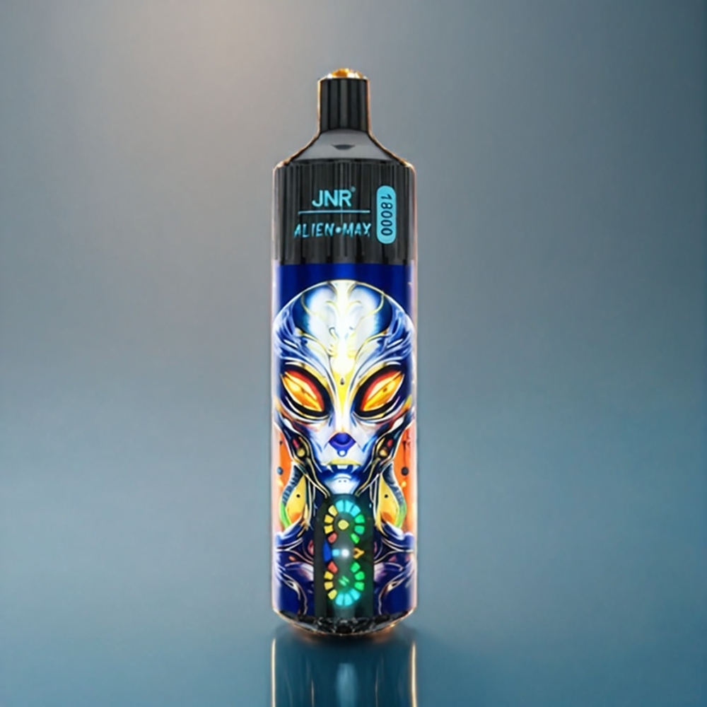 Suomi tukku Jnr Alien Max 18000 Puffs Vape Mansikka-Arbuusi Purukumi - Smart LED Näyttö, Dual Mesh Coil & Dual Core, 28ml E-liuos, Type-C Pikalataus