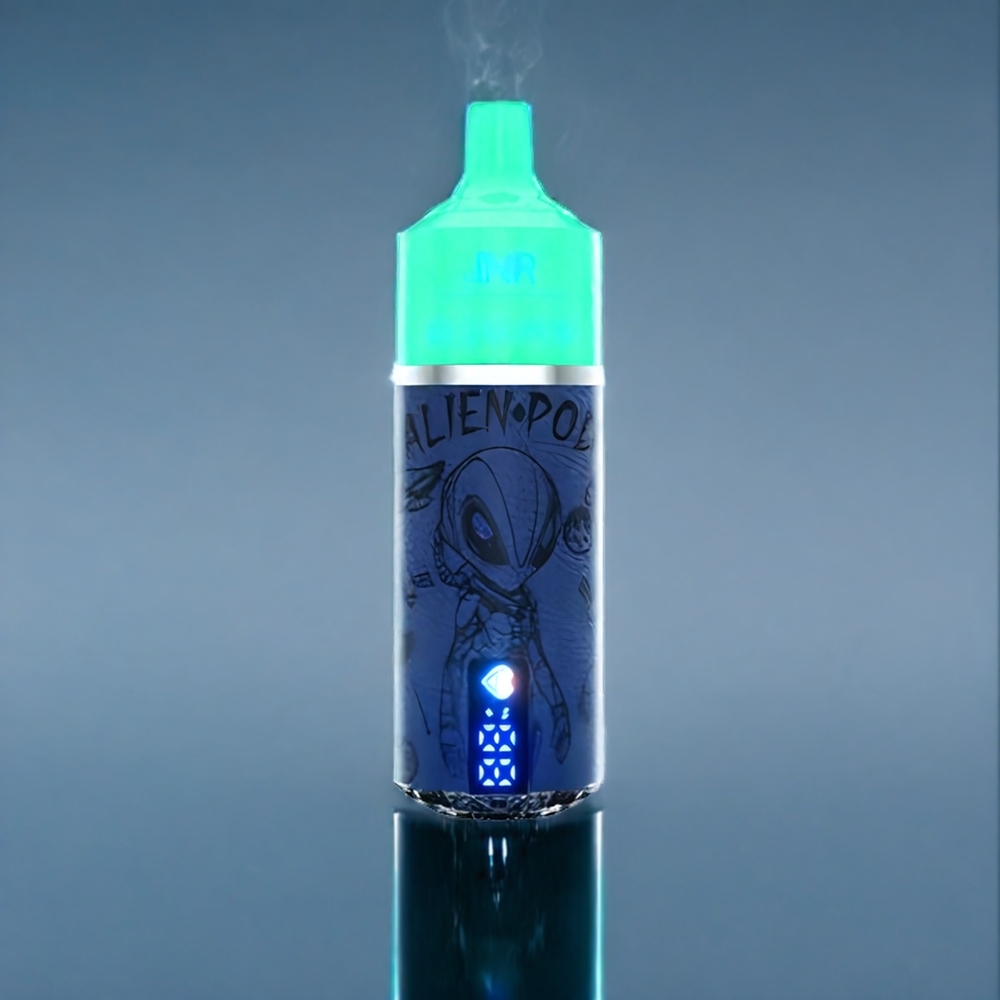 Suomi tukku JNR Alien Pod 13000 Puffs Mesh Core 850mAh Type-C Quick Charge Vape Mustikka-Punagranaatti Jää