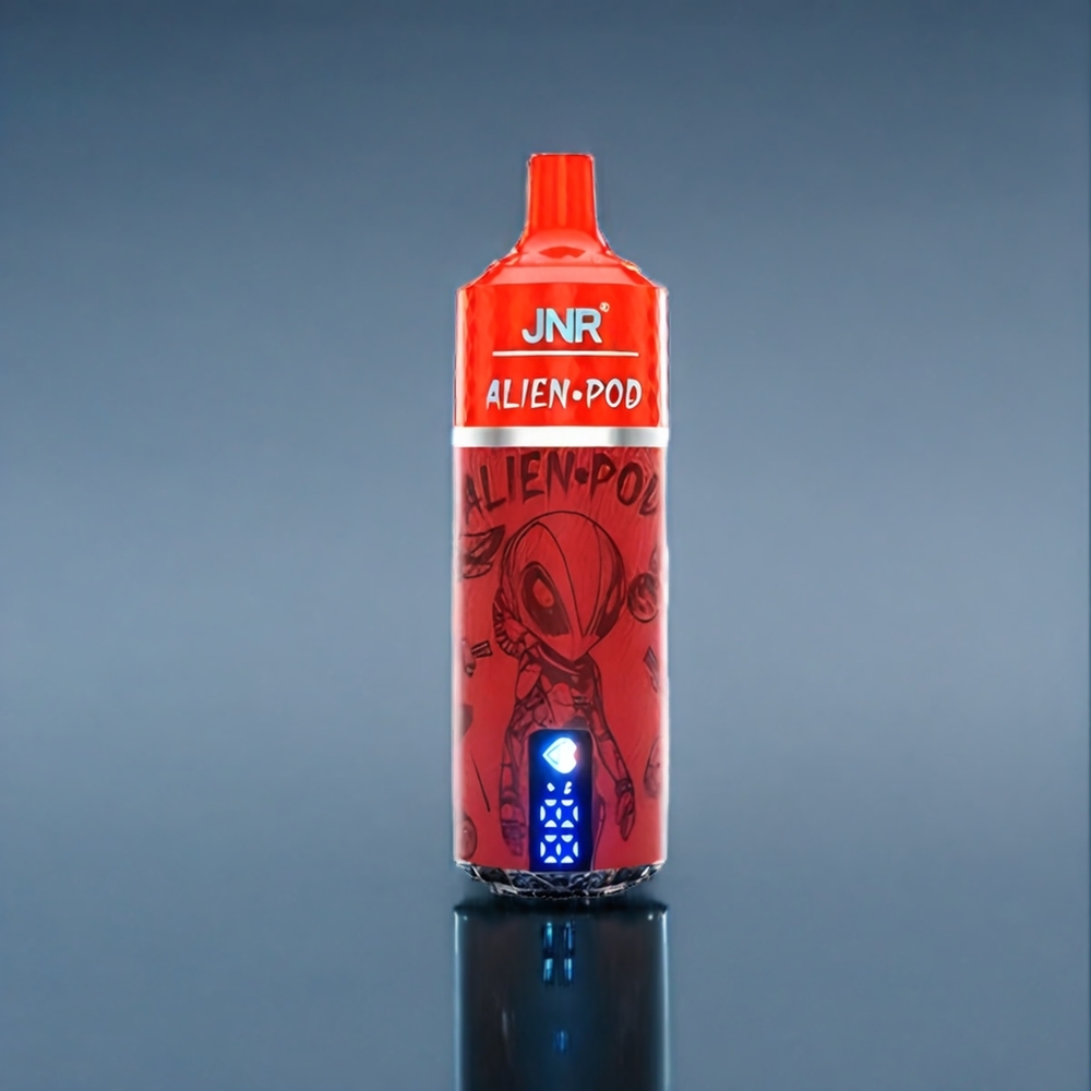 Suomi tukku JNR Alien Pod 13000 Puffs Vape Mansikka-Arbuusi-Jää Mesh Core 850mAh Type-C Quick Charge 10PCS/PACK