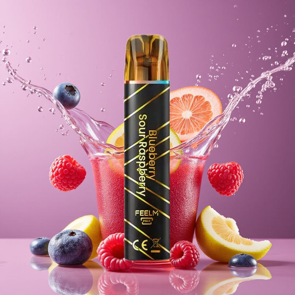 Suomi tukku JNR Black&Golden 600+200 Puffs 2ml 2% Nikotiinia Disposable Vape Musta&Kultainen Mustikka-Hapanvadelma