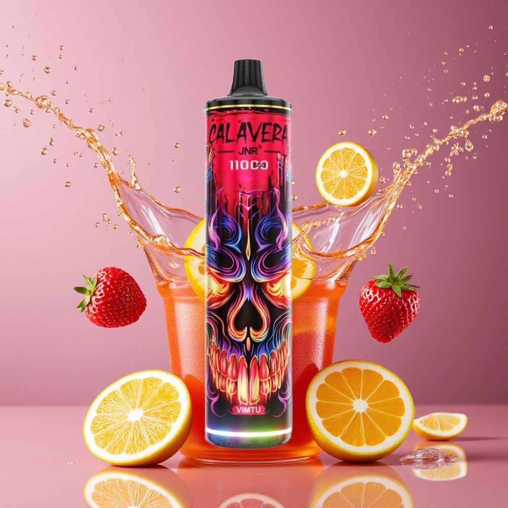 Suomi tukku JNR Calavera 11000 Puffs Disposable Vape - 21ml E-Neste, 850mAh Akku, Type-C Lataus