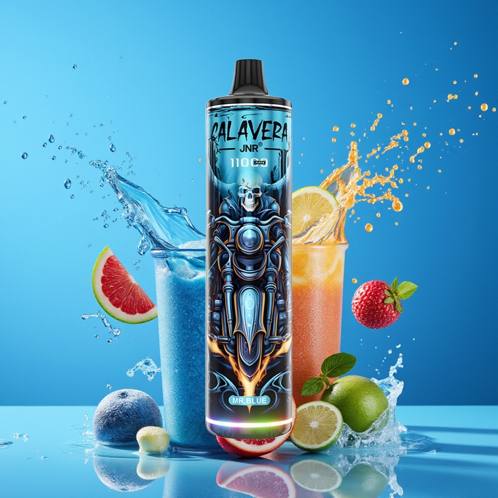 Suomi tukku JNR Calavera 11000 Puffs Disposable Vape Mr Blue - 21ml, 850mAh, Type-C
