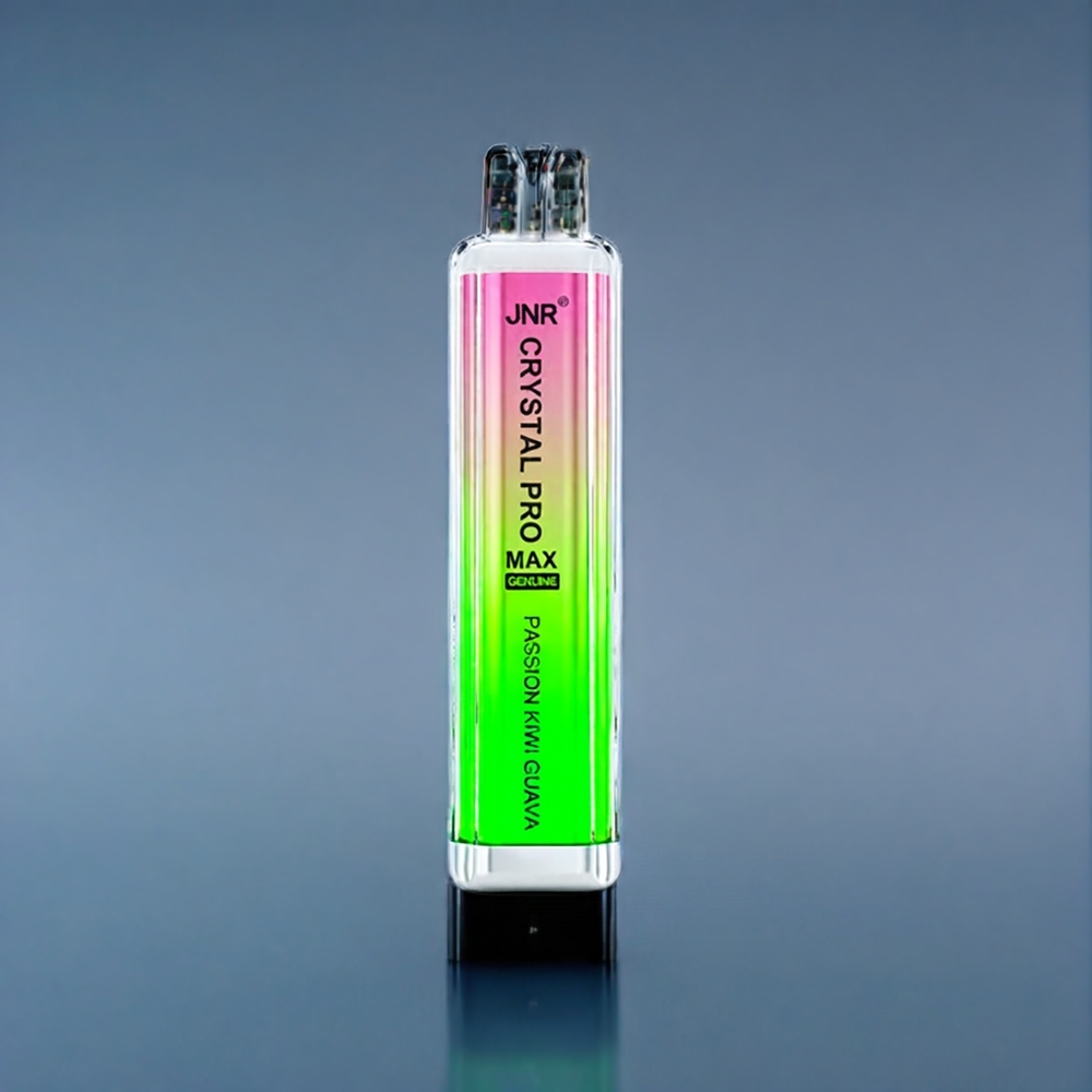 Suomi tukku JNR Crystal Pro Max 5000 Puffs 12ml Passion Fruit Gum Vape 1400mAh Mesh Coil 1.0ohm 0%-2%-5% 10PCS/PACK