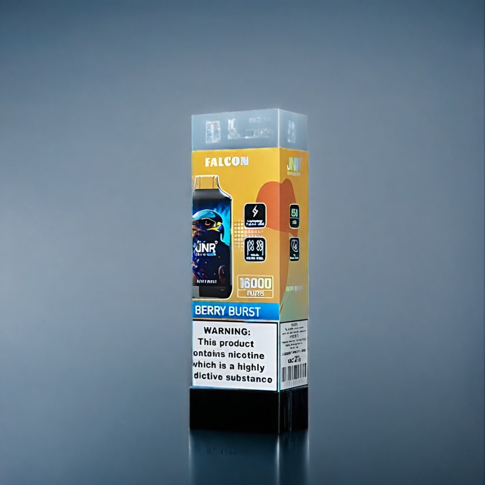 Suomi tukku JNR Falcon 16000 Puffs 850mAh 22ml Dual Mesh Coil Marjasykähdys