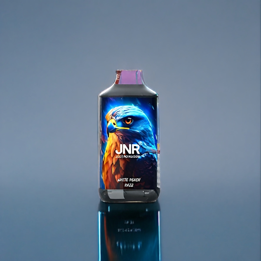Suomi tukku JNR Falcon 16000 Puffs 850mAh Type C Valkoinen Persikka Razz Dual Mesh Coil Smart LED Display
