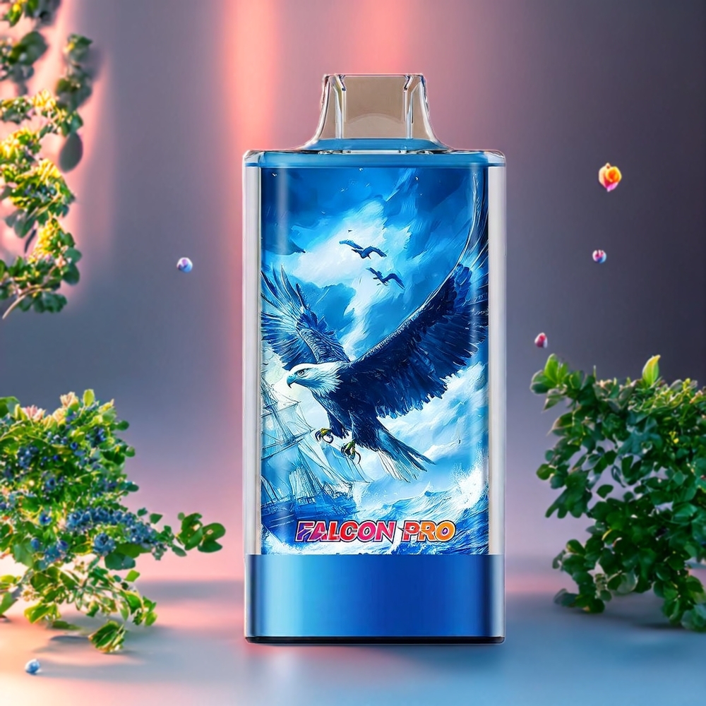 Suomi tukku JNR Falcon Pro 28000 Puffs 30ml E-liquid Dual Mesh Coil Mustikka-Jää