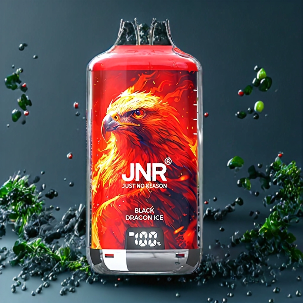 Suomi tukku JNR Falcon X⁺ 28000 Puffs Musta Lohikäärme Jää Top Refill Design 950mAh Type-C