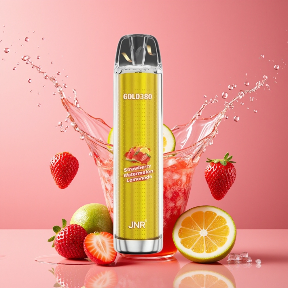 Suomi tukku JNR Glod380 6000 Puffs 13ml Disposable Vape Mansikka-Vesimeloni-Limonadi 0%/2%/5% Nikotiinia