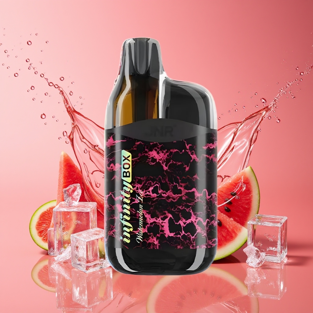 Suomi tukku JNR Infinity Box 10700 Puffs Disposable Vape 15ml Vesimeloni-Jää 2200mAh