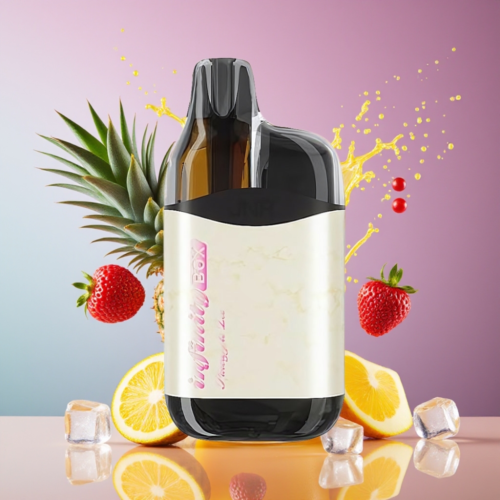 Suomi tukku JNR Infinity Box 10700 Puffs Disposable Vape Ananas-Jää 2200mAh 15ml 2% Nikotiinia