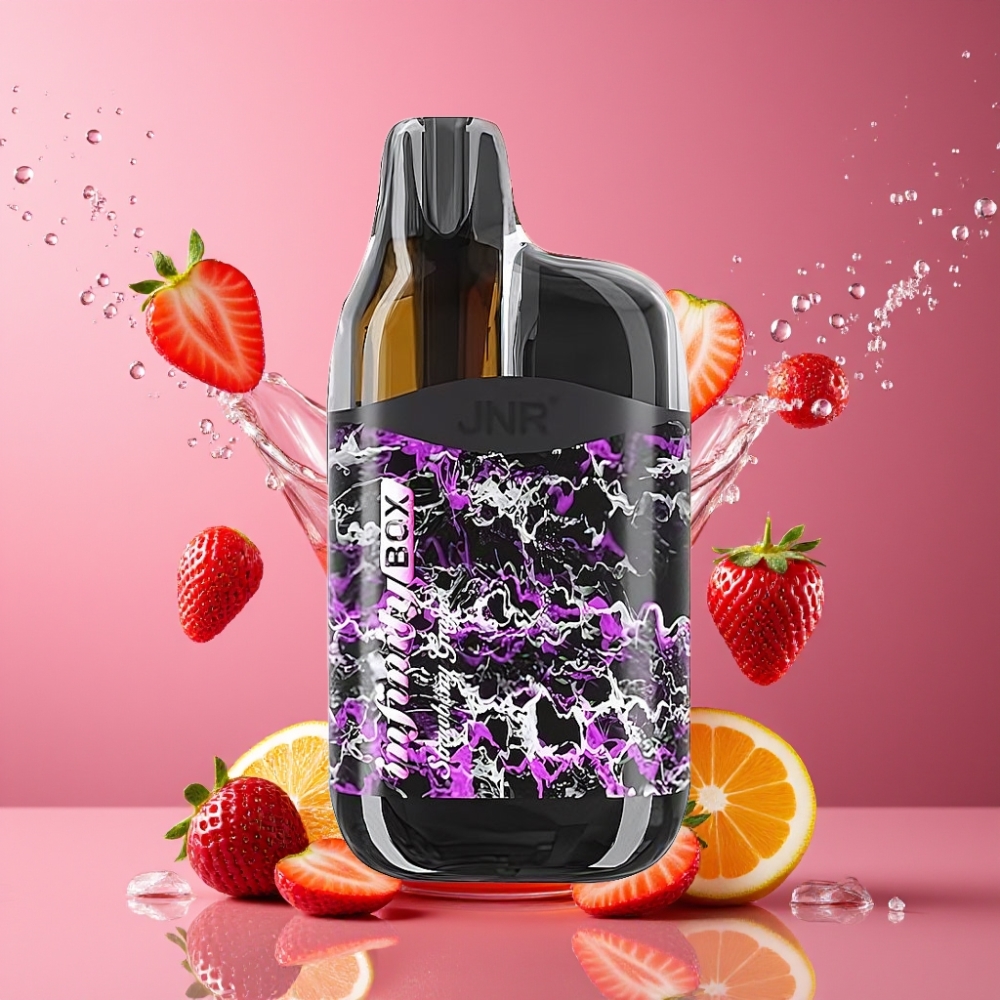 Suomi tukku JNR Infinity Box 10700 Puffs Disposable Vape Mansikka Viinirypäle 2200mAh 15ml