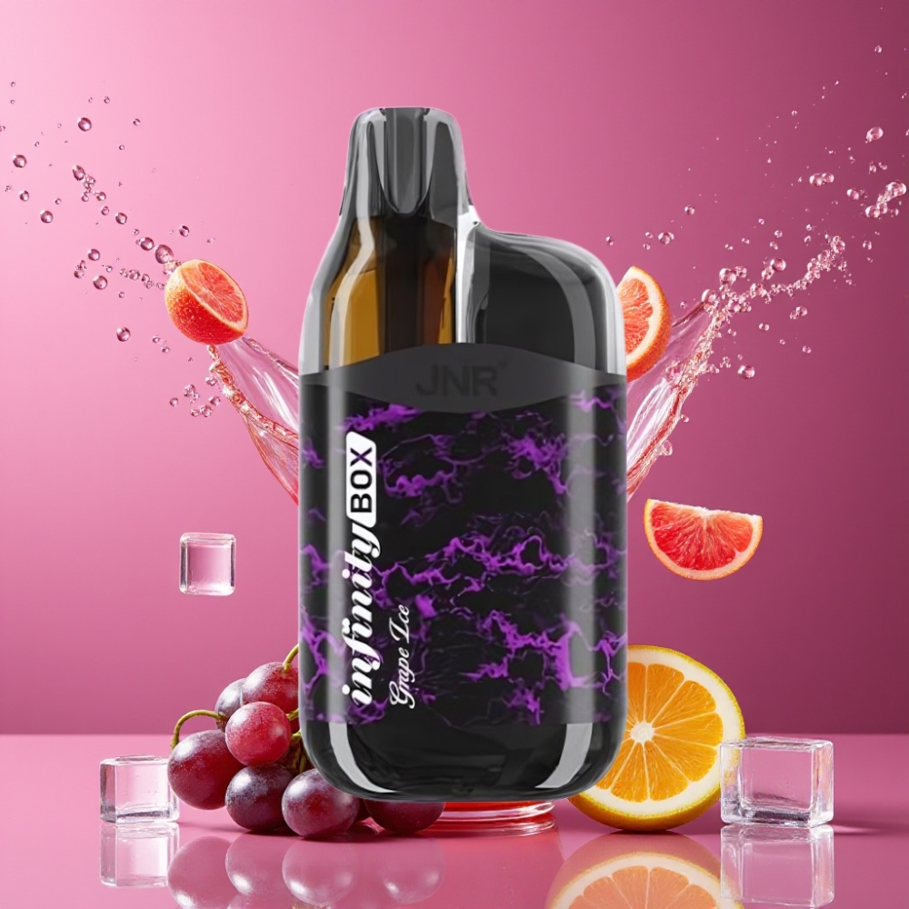 Suomi tukku JNR Infinity Box 10700 Puffs Disposable Vape Viinijää 2200mAh Akku 15ml Nestemäärä Ei Latausta