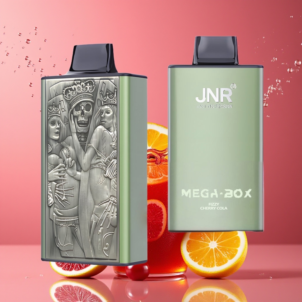 Suomi tukku JNR Mega Box 25000 Puffs Disposable Vape 30ml/850mAh Type-C Nopea Lataus Farkku Kirsikka Cola