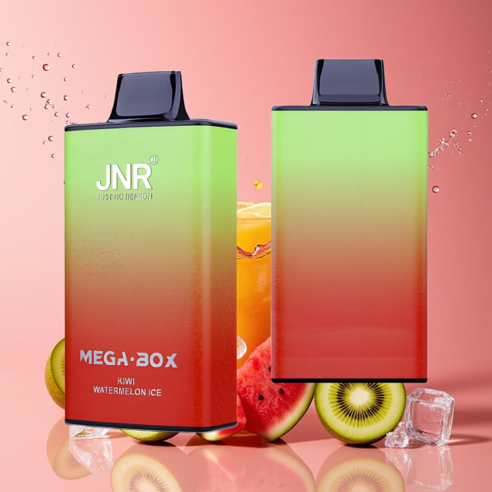 Suomi tukku JNR Mega Box 25000 Puffs Disposable Vape Kiivi-Vesimeloni-Jää 30ml 850mAh Type-C
