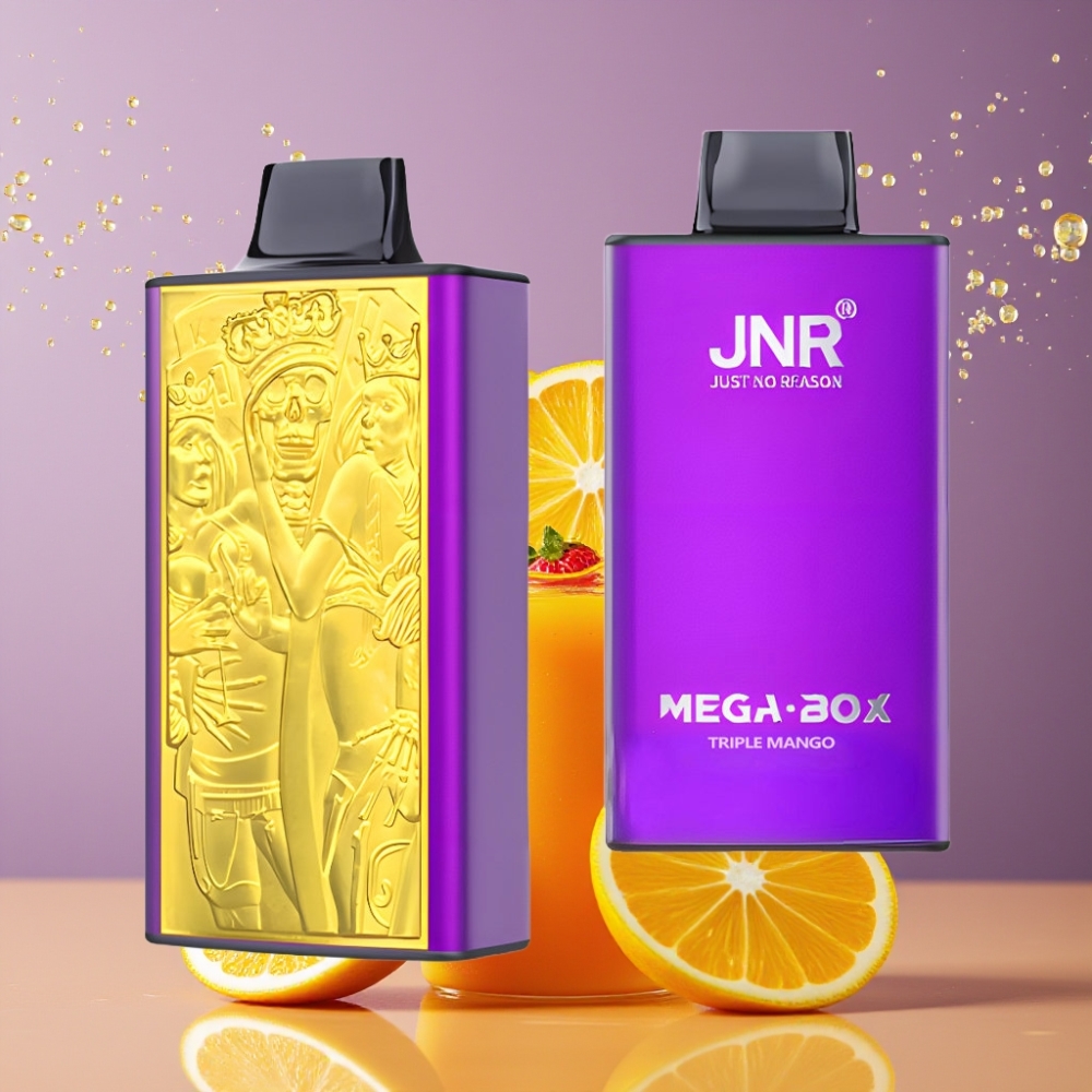 Suomi tukku JNR Mega Box 25000 Puffs Disposable Vape Triple Mango 30ml 850mAh Type-C