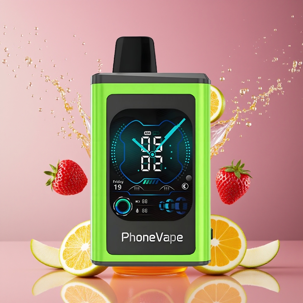 Suomi tukku JNR PhoneVape 30000 puffs Disposable Vape – 850mAh Type-C Rechargeable, App Controlled, Call & Text, Remote Camera, Full Display Screen, 2%/5% Nikotiini
