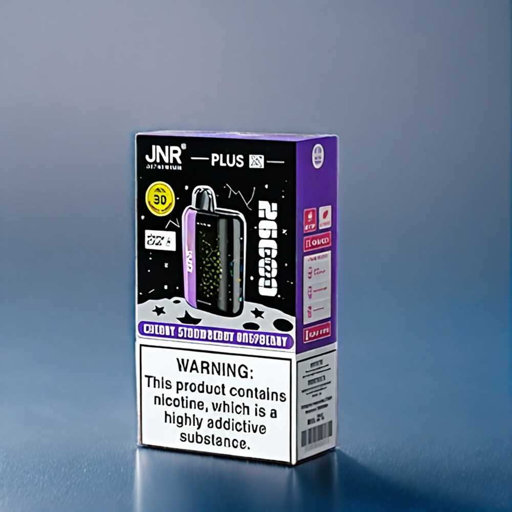Suomi tukku - JNR Plus-X 26000 Puffs, 28ml, 850 mAh, Type-C, 3D Curved Screen, Kirsikka Mansikka Vadelma