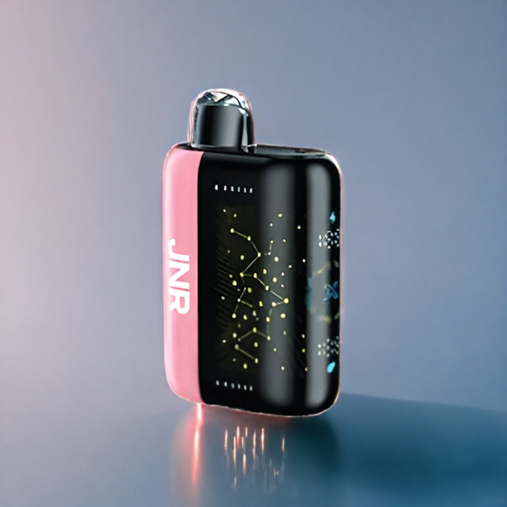 Suomi tukku JNR Plus-X 26000 Puffs 850mAh 28ml Vihreä Omena Jää Dual Mesh Coil Type-C 3D Curved Screen
