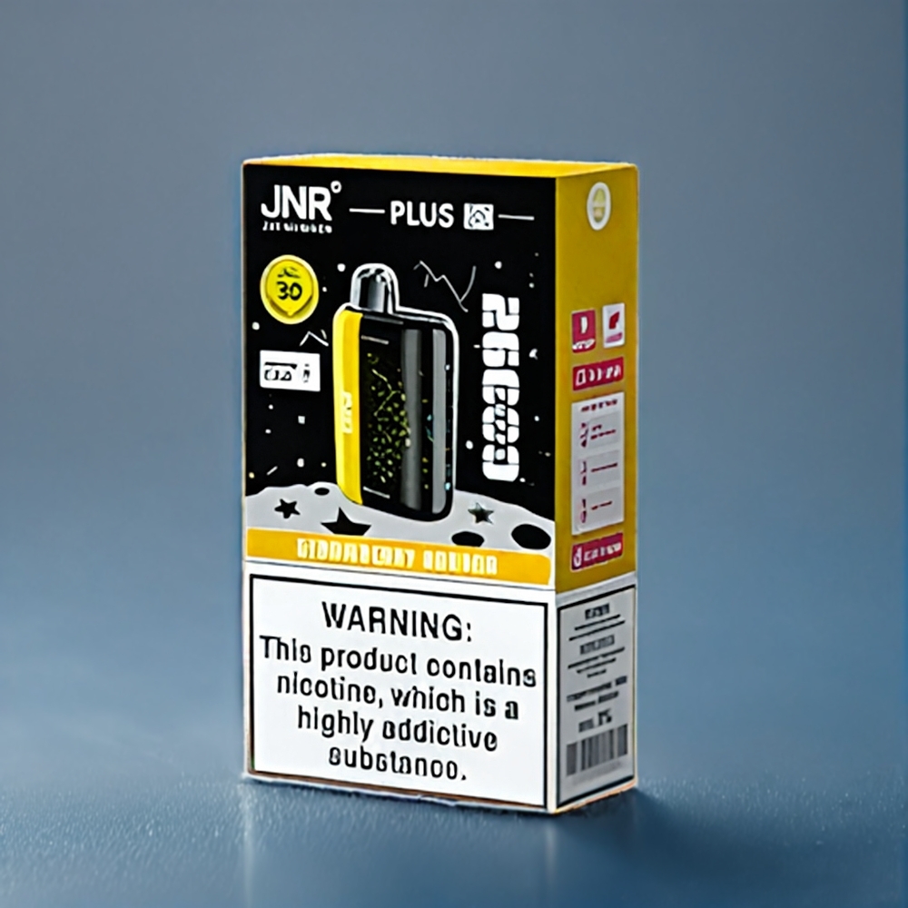 Suomi tukku - JNR Plus-X 26000 Puffs Vape Mansikka-Banaani - 850mAh - 28ml - Type-C Quick Charge - 3D Curved Screen