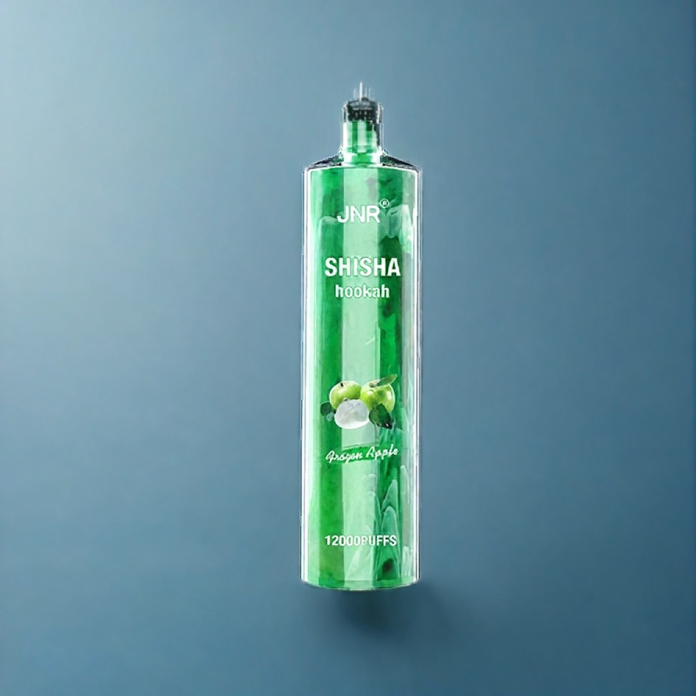 Suomi tukku JNR Shisha Hookah 12000 Puffs Vape 750mAh 24ml Jäätynyt Omena