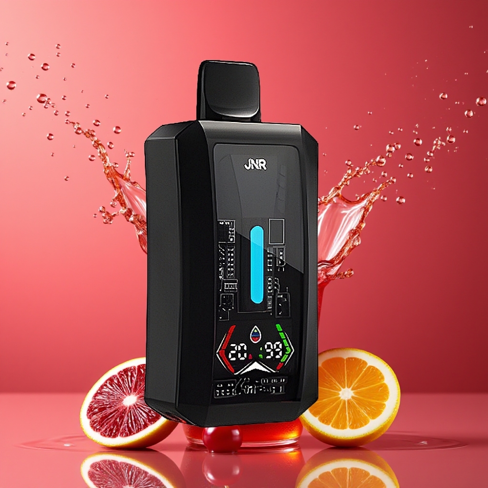 Suomi tukku JNR Tank Pro 33000 Puffs Disposable Vape Kirsikkakola – 28ml, Dual Mesh Coil, 850mAh, Type-C