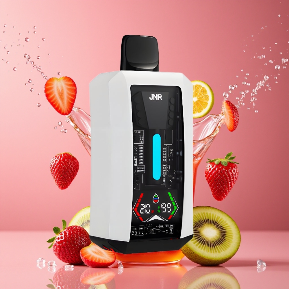 Suomi tukku JNR Tank Pro 33000 Puffs Disposable Vape Mansikka-Kiivi 28ml 850mAh Type-C