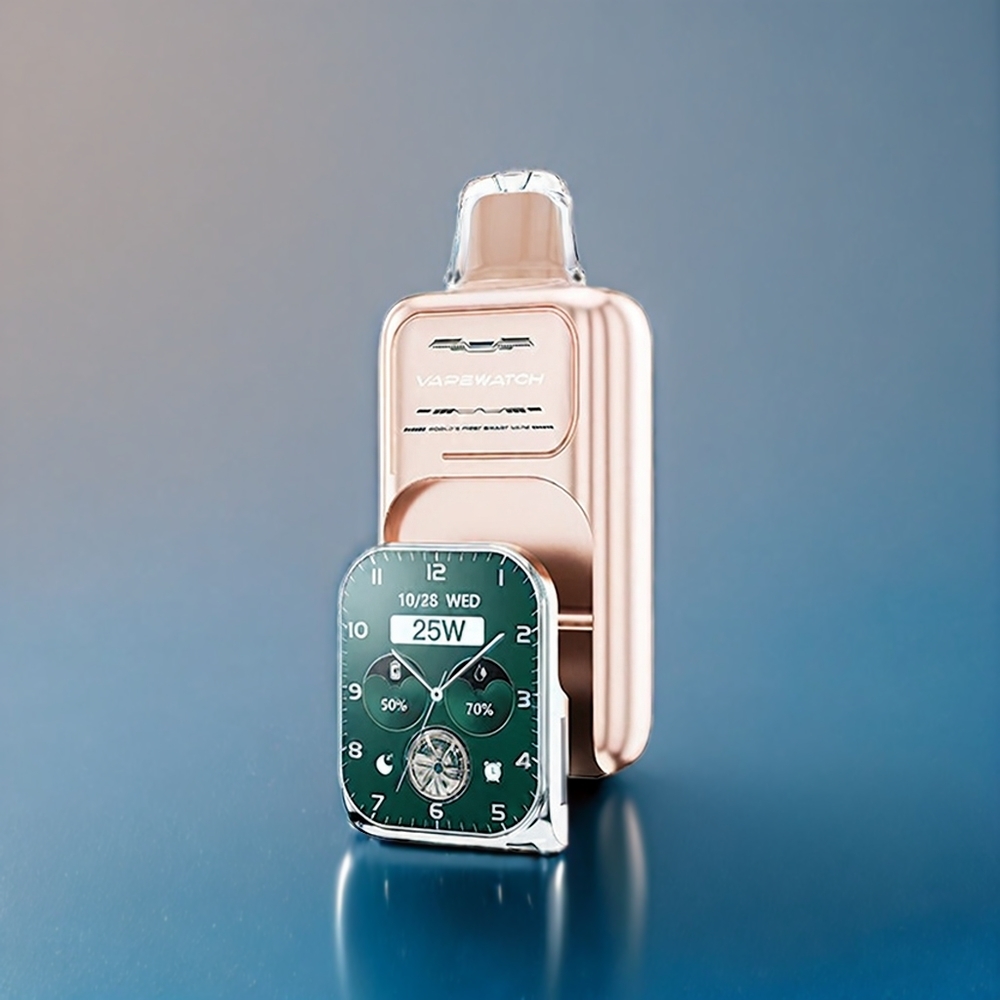 Suomi tukku JNR Vape Watch 30000 Puffs 1000mAh Type-C Quick Charge Mansikka-Banaani