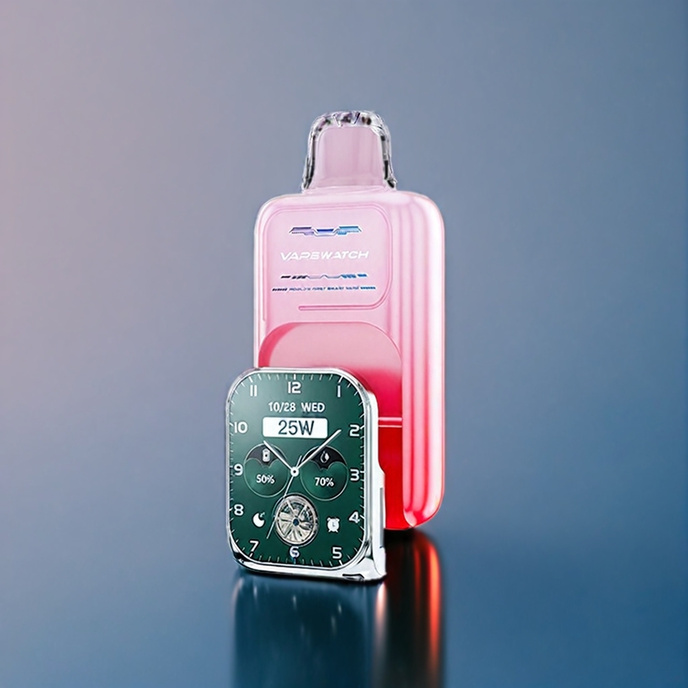 Suomi tukku - JNR Vape Watch 30000 Puffs 19mL 1000mAh Type-C Georgia Peach