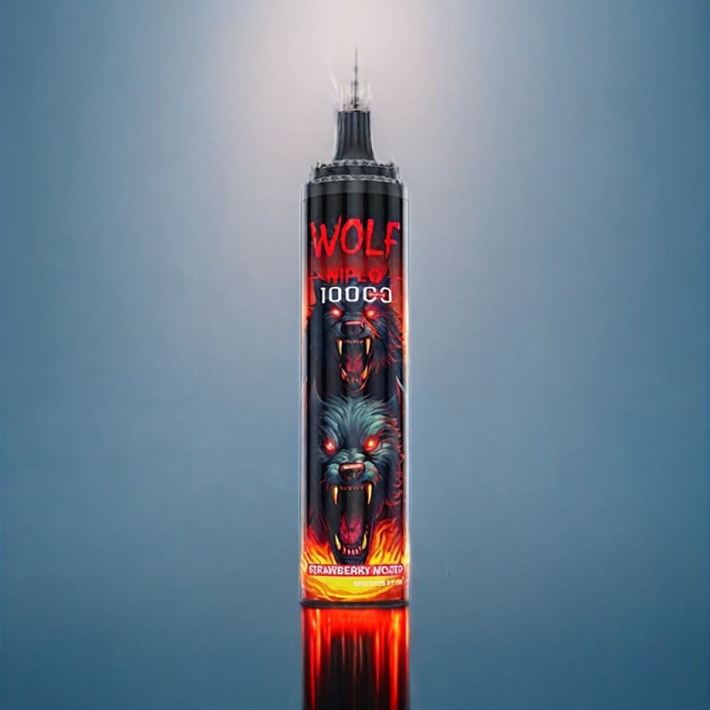 Suomi tukku JNR Wolf 10000 Puffs 1.0 Ohm Mesh Coil 650mAh Strawberry Mojito