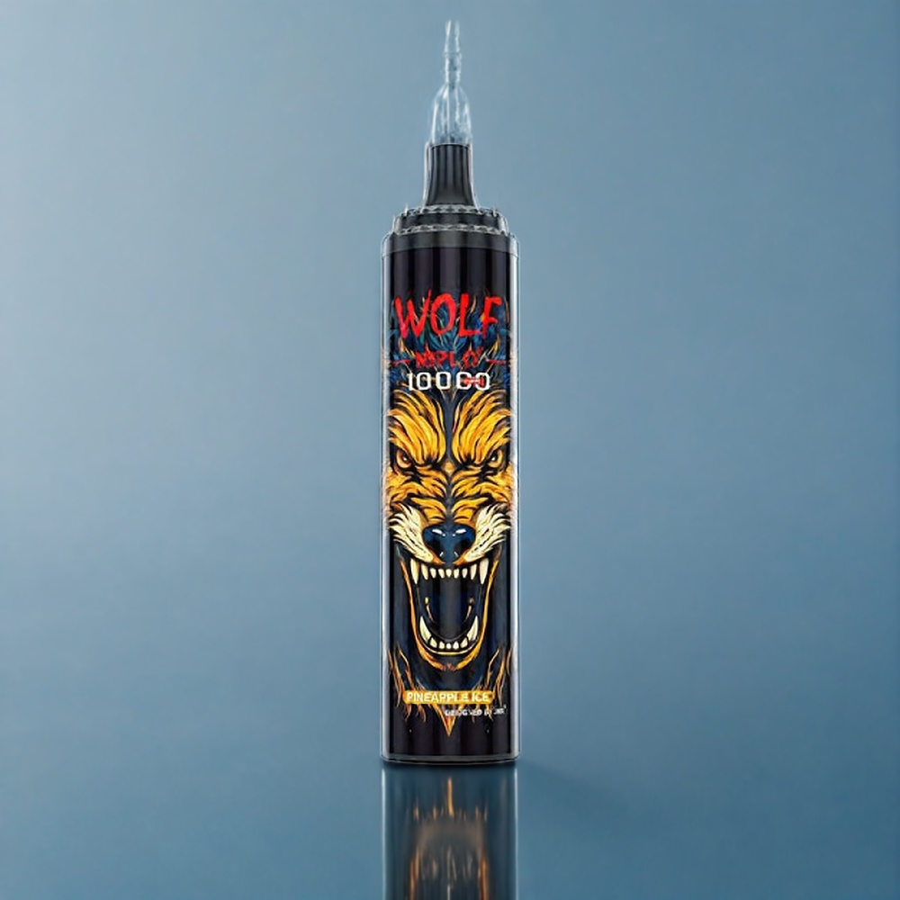 Suomi tukku JNR Wolf 10000 Puffs 1.0 Ohm Mesh Coil 650mAh Type-C Pineapple Ice