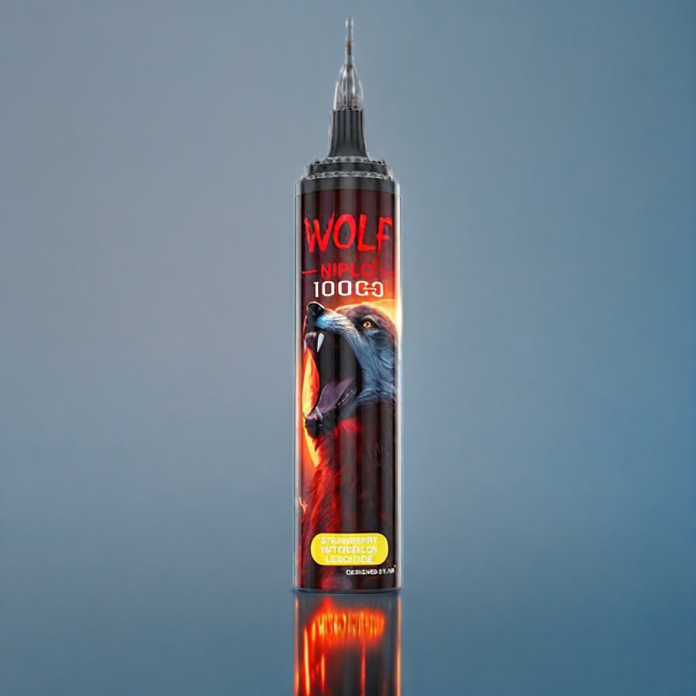 Suomi tukku JNR Wolf 10000 Puffs 20ml Mansikka-Arbuusi-Limonadi 1.0 Ohm Mesh Type-C