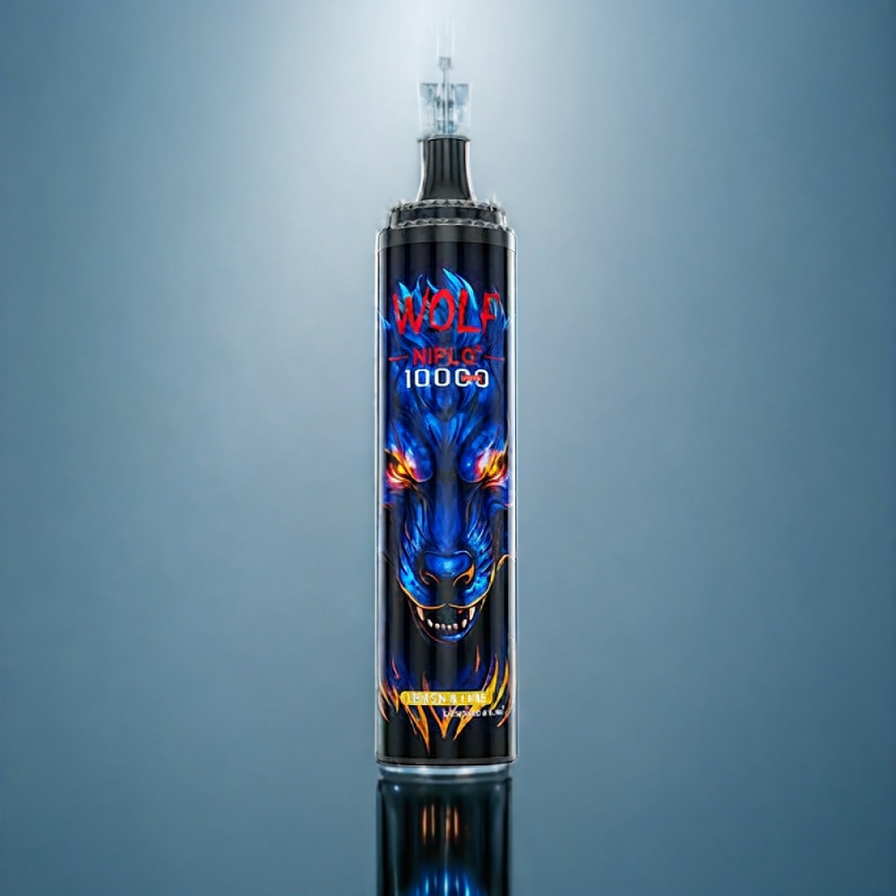 Suomi tukku JNR Wolf 10000 Puffs 20ml Sitruuna & Lime 1.0 Ohm Mesh Type-C