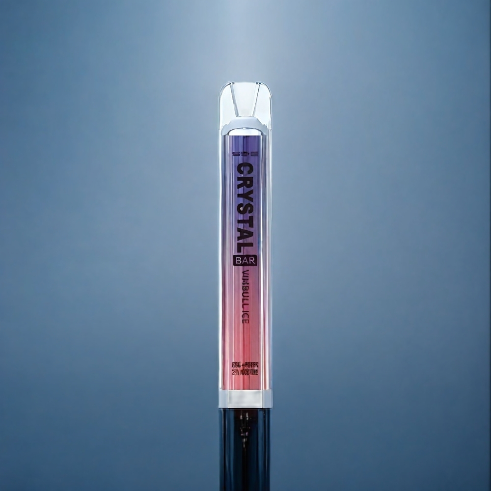 SKE Crystal BAR 600 Suomi tukku – 0% Nikotiinia, 500mAh, 600 Puffia, Mesh Coil, Vimbull Ice