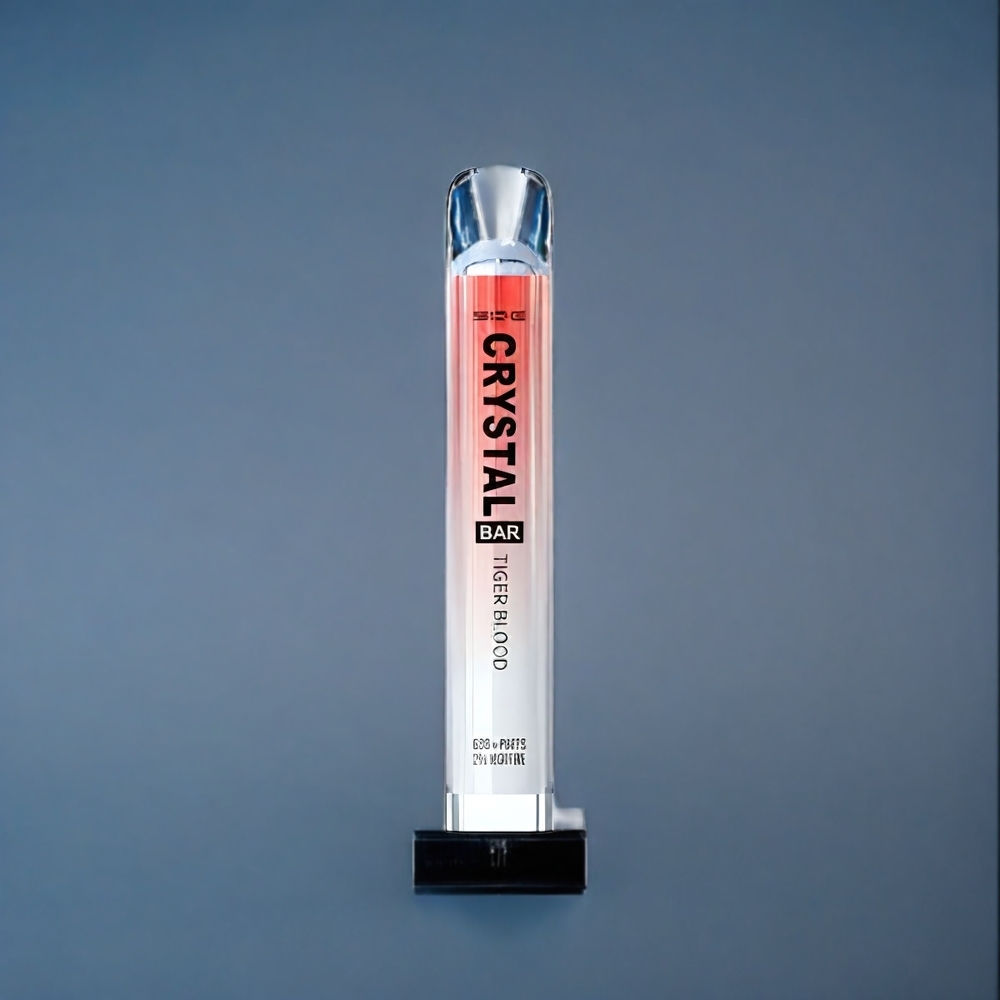 SKE Crystal BAR 600 Suomi tukku – 0% Nikotiinia, 600 Puffs, 500mAh, Tiikeriveri