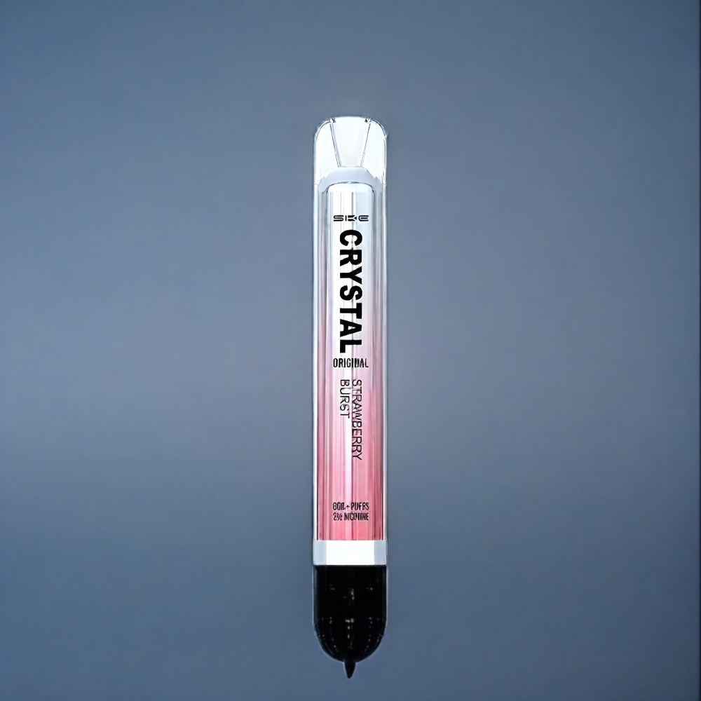Suomi tukku SKE Crystal BAR 600 0%/2% Nikotiini 500mAh 600 Puffs Mansikkaräjähdys