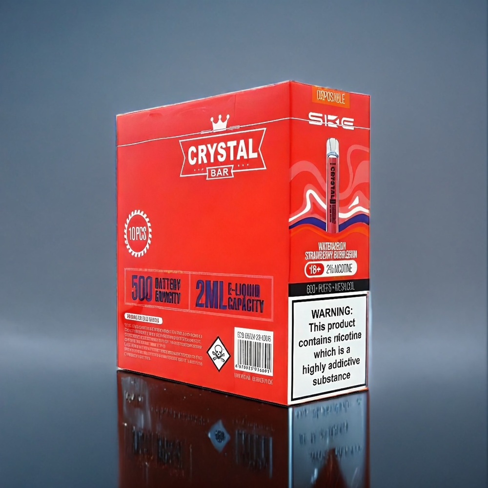 Suomi tukku SKE Crystal BAR 600 500mAh 600 Puffs Vesimeloni-Mansikka-Jenkku
