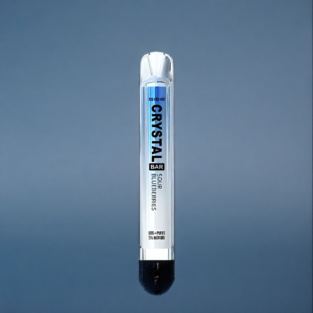 Suomi tukku SKE Crystal BAR 600 - 600 Puffs, 500mAh, 2ml, 0%/2% Nikotiini, Siniset mustikat